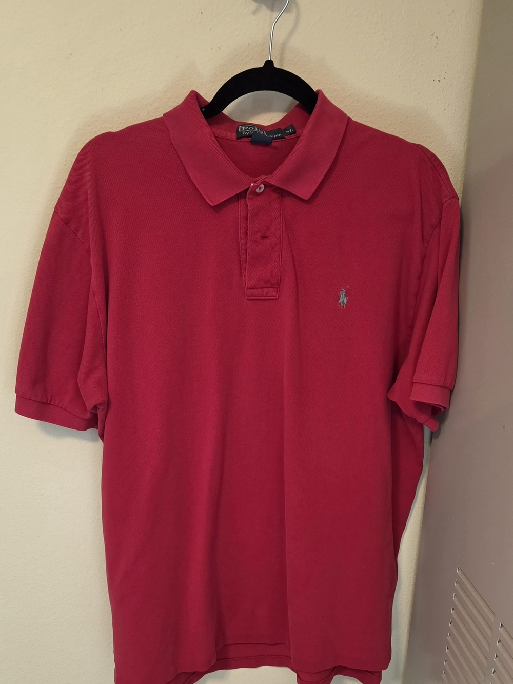 Ralph Lauren Men's Bright Red Short-Sleeve Polo